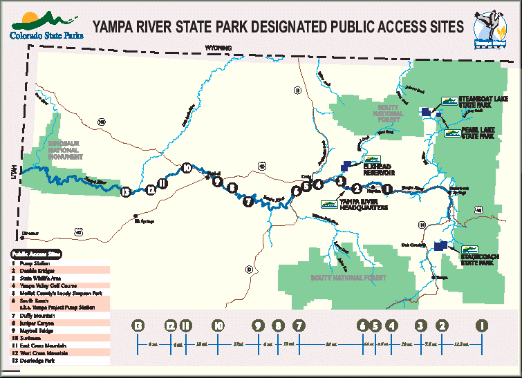 Yampa River Public Fishing Access Map Yampa State Park To Upgrade Boat Ramp Near Hayden - Friends Of The Yampa