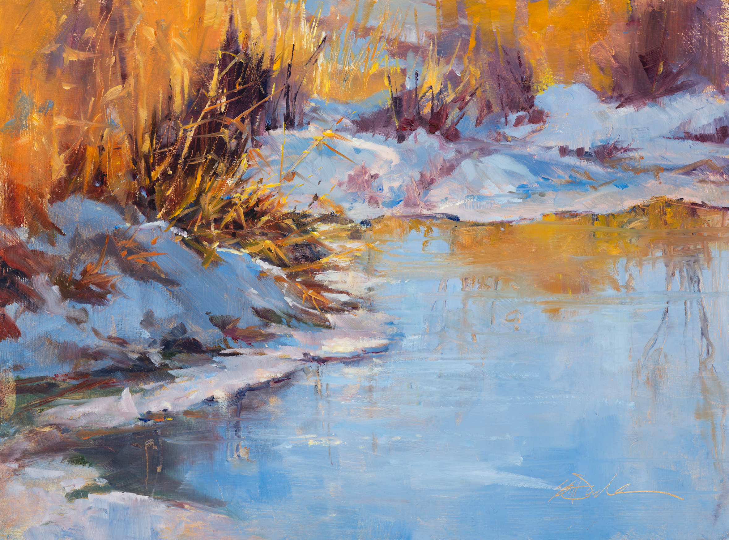 Yampa Winter Reflection – Susan Gill Jackson